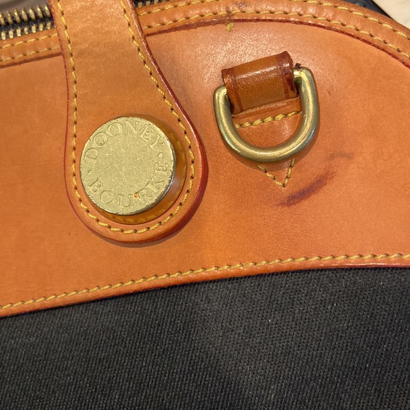 Dooney & Bourke. Original D&B leather & canvas satchel - Picture 9 of 10